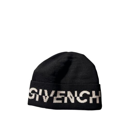 Givenchy Logo Cuff Wool Beanie - Picture 3 of 6